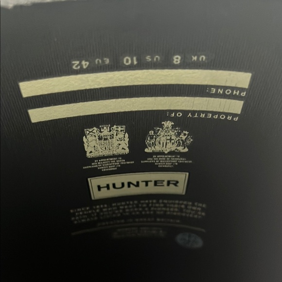 Hunter Boots tall charcoal gray - Picture 3 of 7